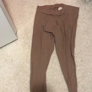 khaki leggings